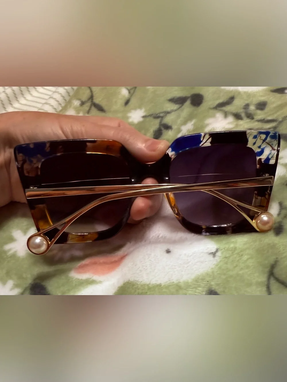 ASOS, Oversized Navy Tortoise Square Frame Sunglasses, brand new!